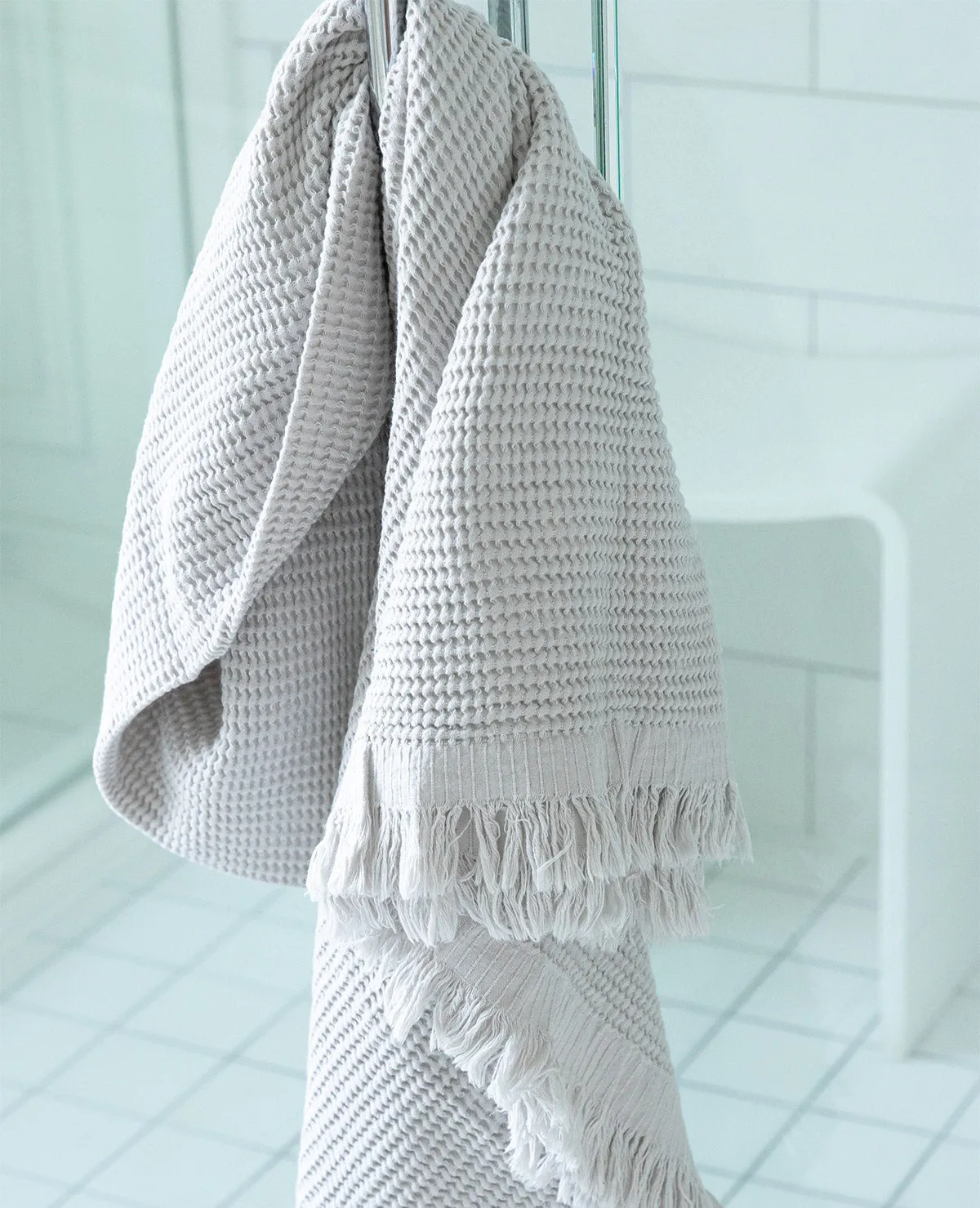 Washed Cotton/Bamboo Waffle Towels