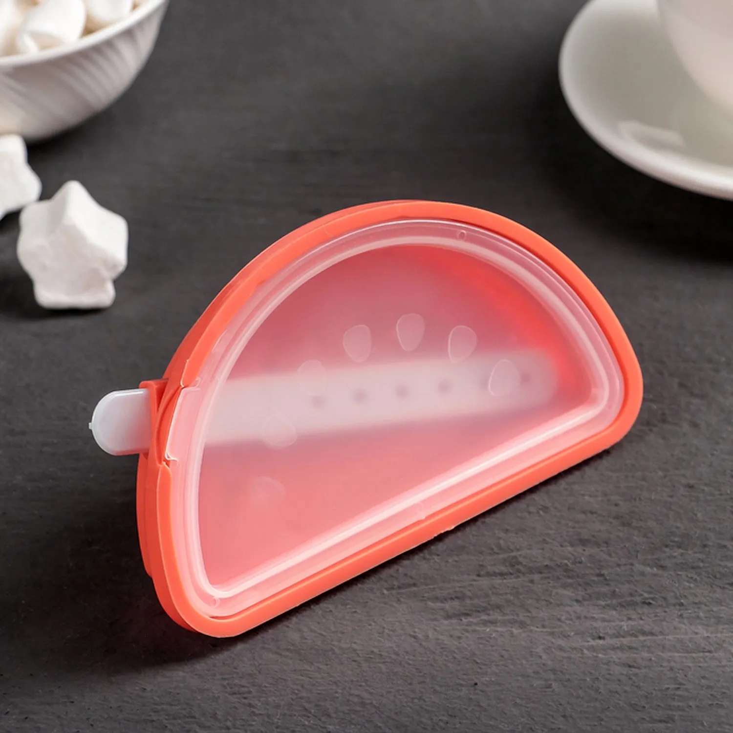 Watermelon Popsicle Molds Ice Cream Mould Silicone Popsicle Mold Ice Pop DIY Kitchen Tool Ice Molds