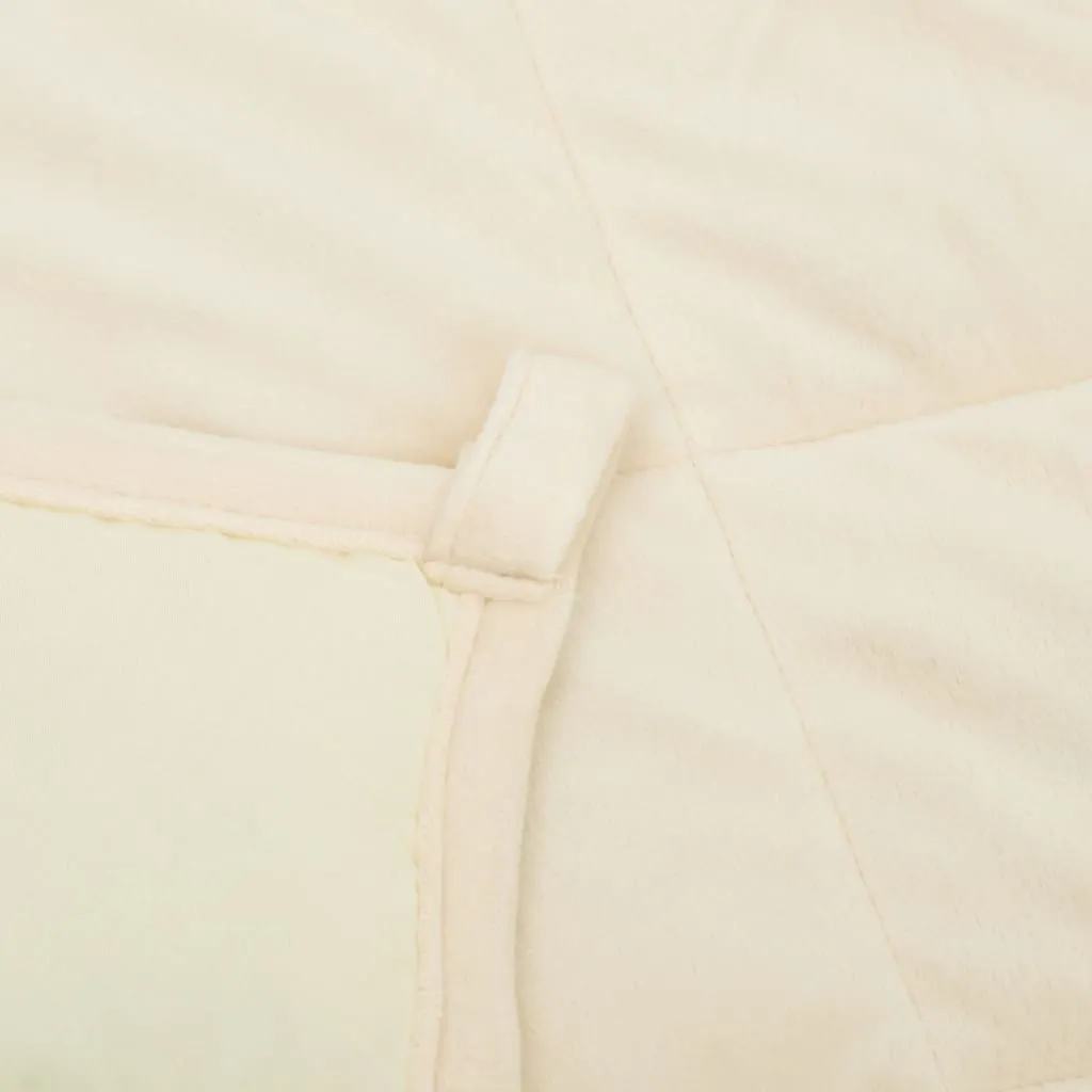 Weighted Blanket Light Cream 138x200 cm Single 10 kg Fabric