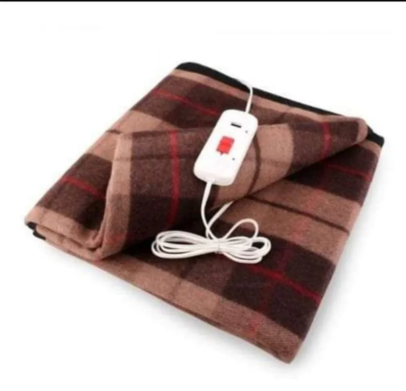 WINSTON HOME Bedding Heated Blanket Electric Throw - Soft Electric Blanket for Couch, Solid Polyester Double Electric Blanket | Fire Resistant & Overheat Protected #2