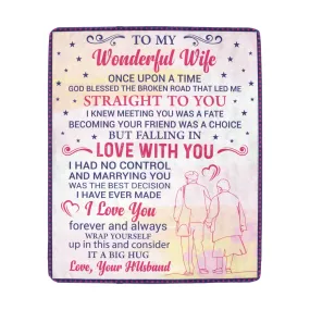 Wonderful Wife Ultra-Soft Micro Fleece Blanket 50"x60" (Thick)