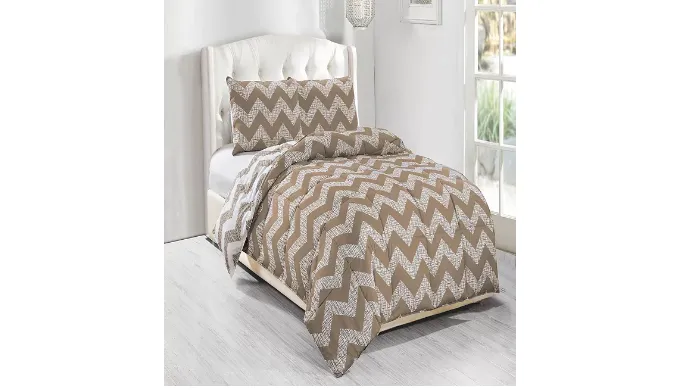 Wyatt Reversible 3-Piece Full/Queen or King Comforter Set - Ships Quick!