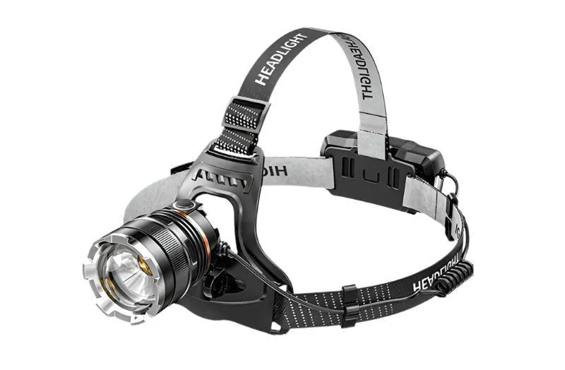 XHP50 LED Sensor Headlamp Waterproof Head Light Rechargeable Fishing Searching Camping Head Flashlight Zoom Lantern