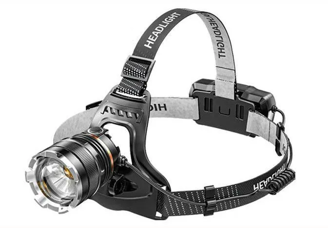 XHP50 LED Sensor Headlamp Waterproof Head Light Rechargeable Fishing Searching Camping Head Flashlight Zoom Lantern