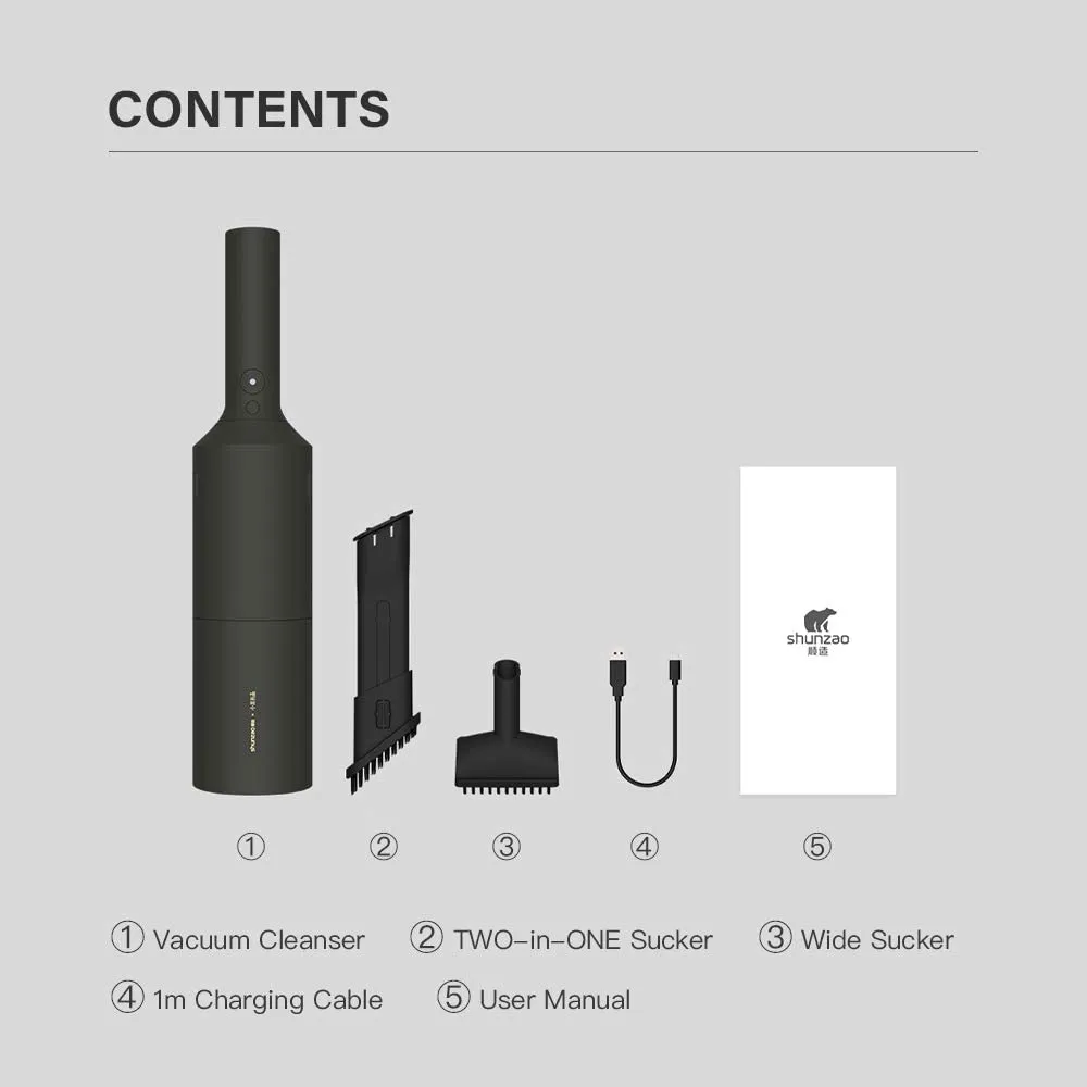 Xiaomi Shunzao Z1 Wireless Handheld Vacuum Cleaner