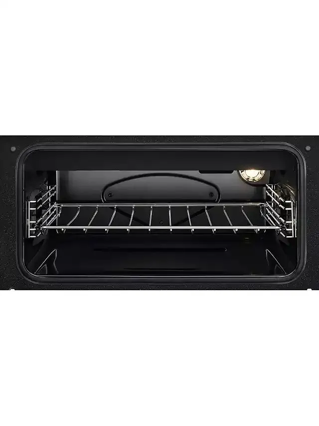 Zanussi ZCV46050WA Top 39/Main 77 Electric Cooker with Double Oven - Black / White