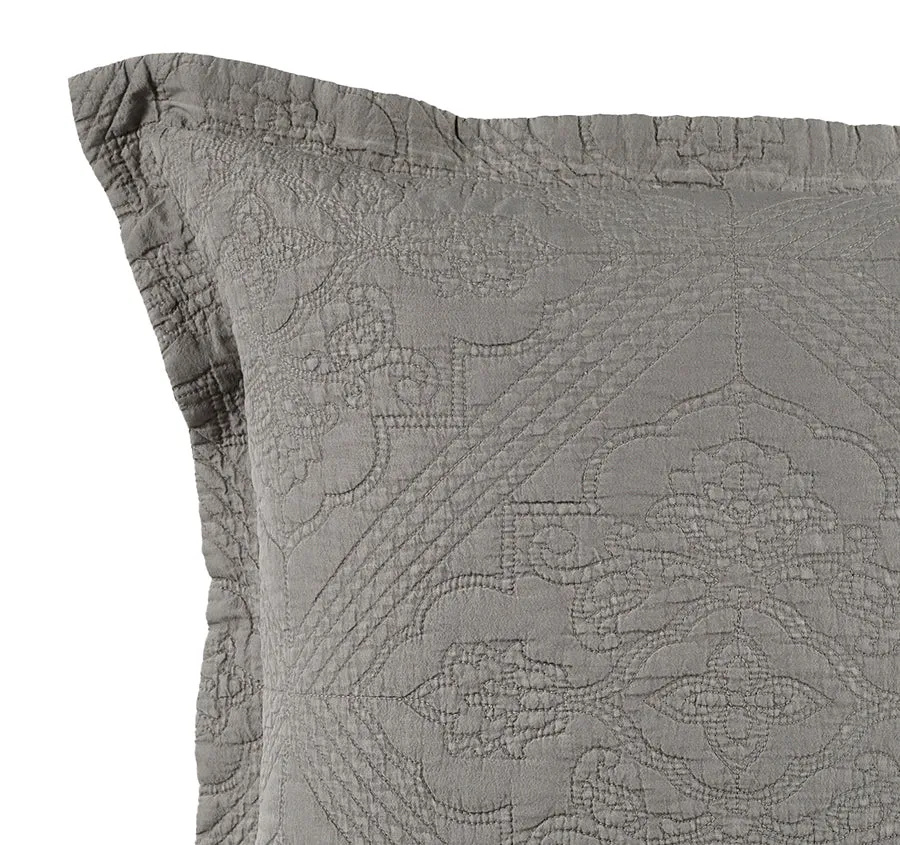 Zaria European Pillowcase Taupe