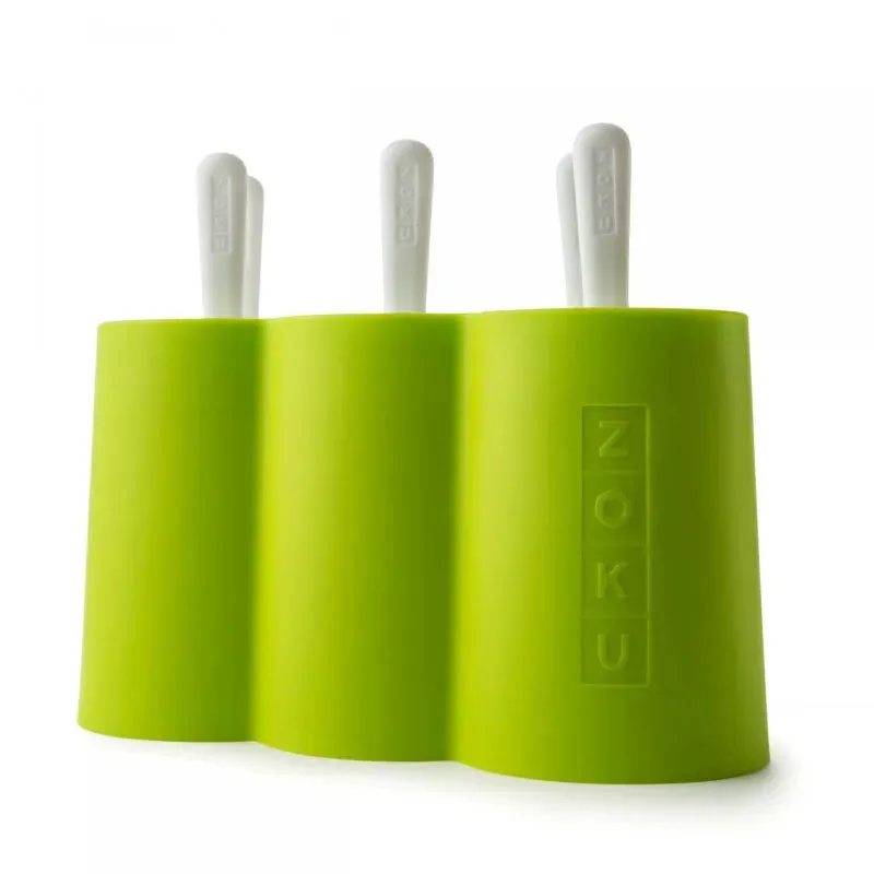 Zoku Classic Green Pop Maker with 6 Popsicle Molds | 5 x 4 x 9 inches