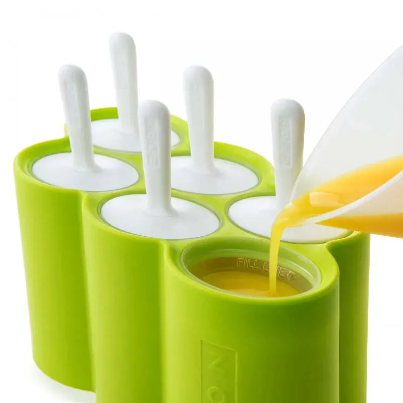 Zoku Classic Green Pop Maker with 6 Popsicle Molds | 5 x 4 x 9 inches