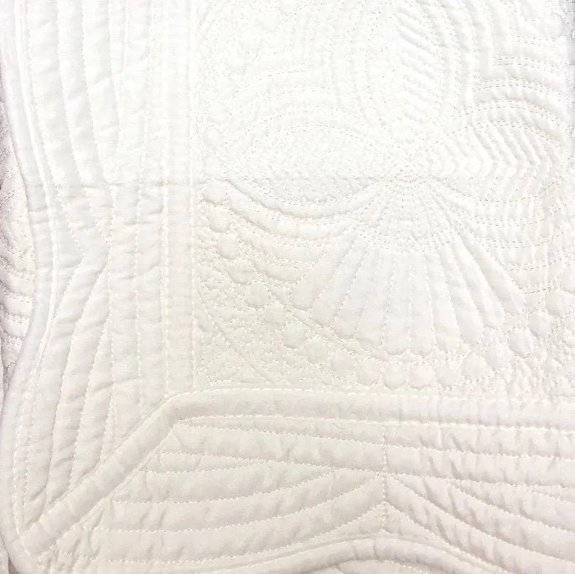 Zsa Zsa & LoLLi - White Monogram Quilt